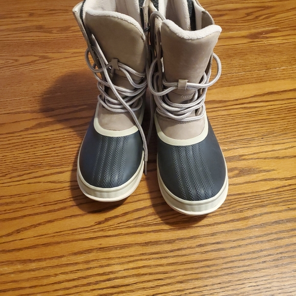 Women's 10.5 Shoes Sorel SLIMPACK III LACE Winter Boots 1915691297 KHAKI II #762 - Picture 3 of 10